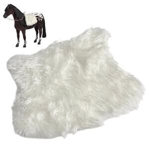American Girl Kaya Horse Faux Fur Blanket Steps High Saddle Pad Doll Accessory